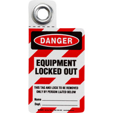 Equipment Locked Out Tag