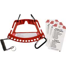 Safety Lock and Tag Carrier