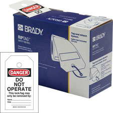 RipTag Danger Do Not Operate Safety Tag Roll