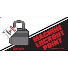 Machine Lockout Point Labels
