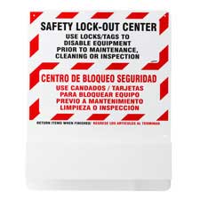 Bilingual Safety Lockout Station