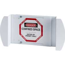 DANGER Confined Space Enter By Permit Only Sign