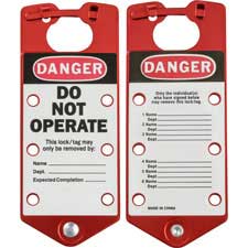 Labeled Lockout Hasp