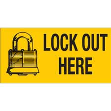 Lock Out Here Sign