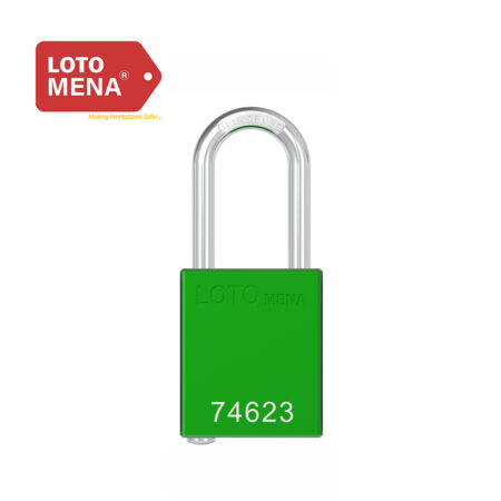 LOTO MENA ALUMINIUM PADLOCK- GREEN