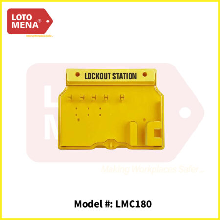 LOTO MENA LOCKOUT STATION - 5 PADLOCKS