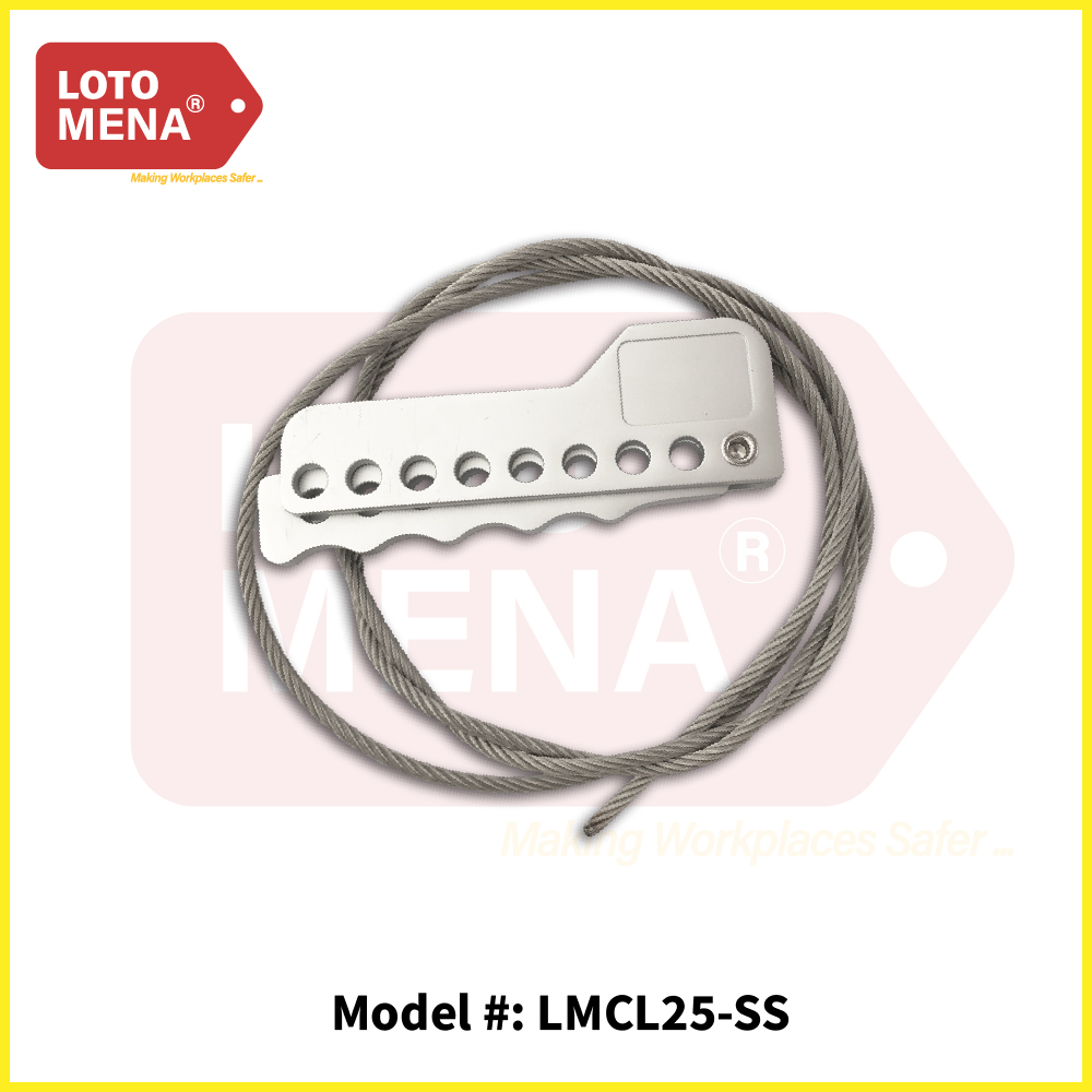 LOTO MENA SS Sqeezer Cable Lockout