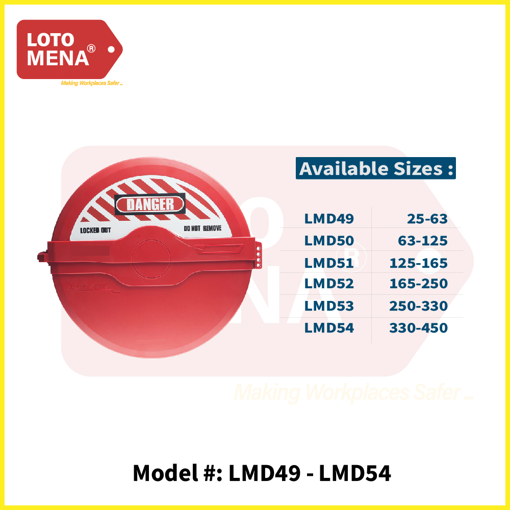 LOTO MENA Wheel Valve Lockout 250-325mm