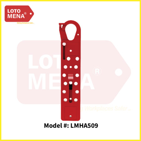 LOTO MENA ALUMINUM HASP - 12 LOCKS
