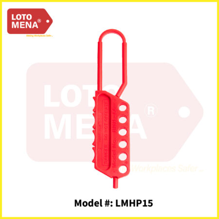 LOTO MENA Nylon Lockout Hasp 6mm - 6 locks
