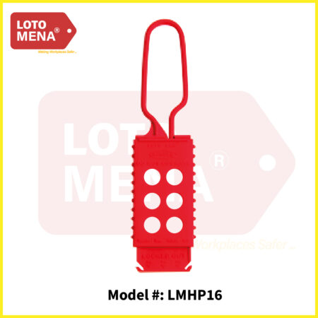 LOTO MENA Nylon Lockout Hasp 5mm - 6 locks