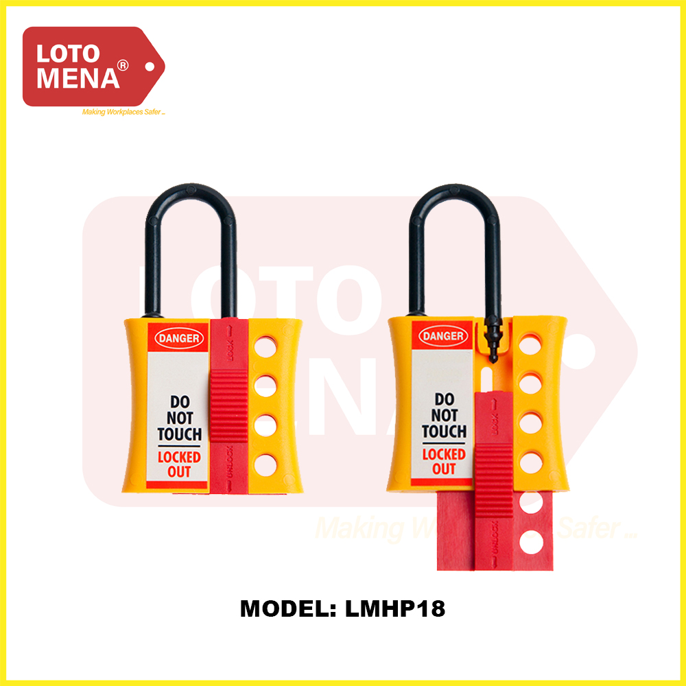 LOTO MENA NYLON PADLOCK HASP - 6MM