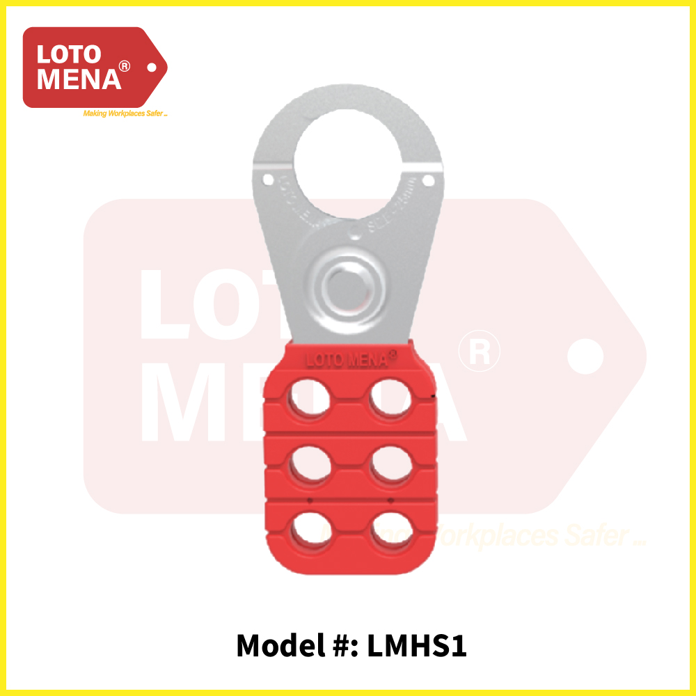 LOTOMENA SAFETY LOCKOUT HASP - STEEL 25MM