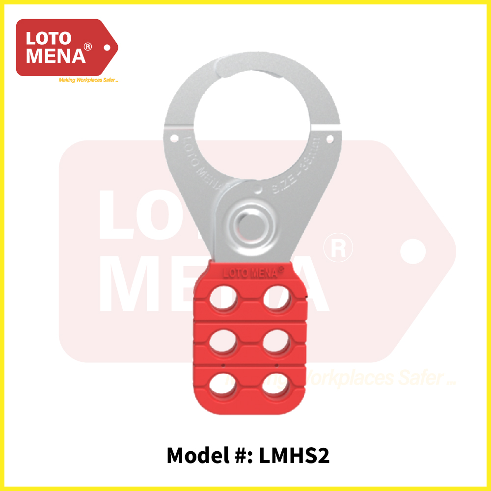 LOTOMENA SAFETY LOCKOUT HASP - STEEL 38MM