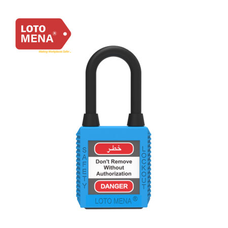 LOTO MENA PADLOCK - NYLON BLUE