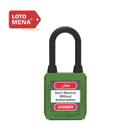 LOTO MENA PADLOCK - NYLON GREEN