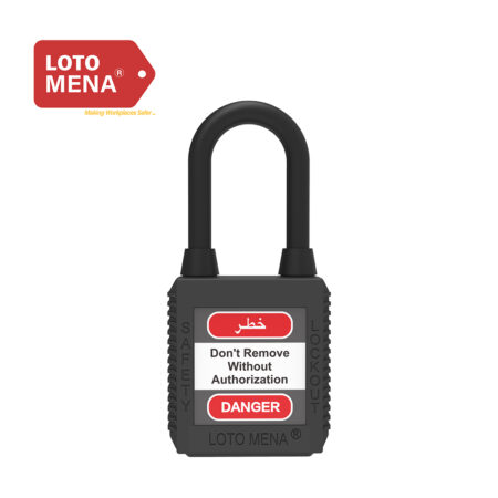 LOTO MENA PADLOCK - NYLON BLACK