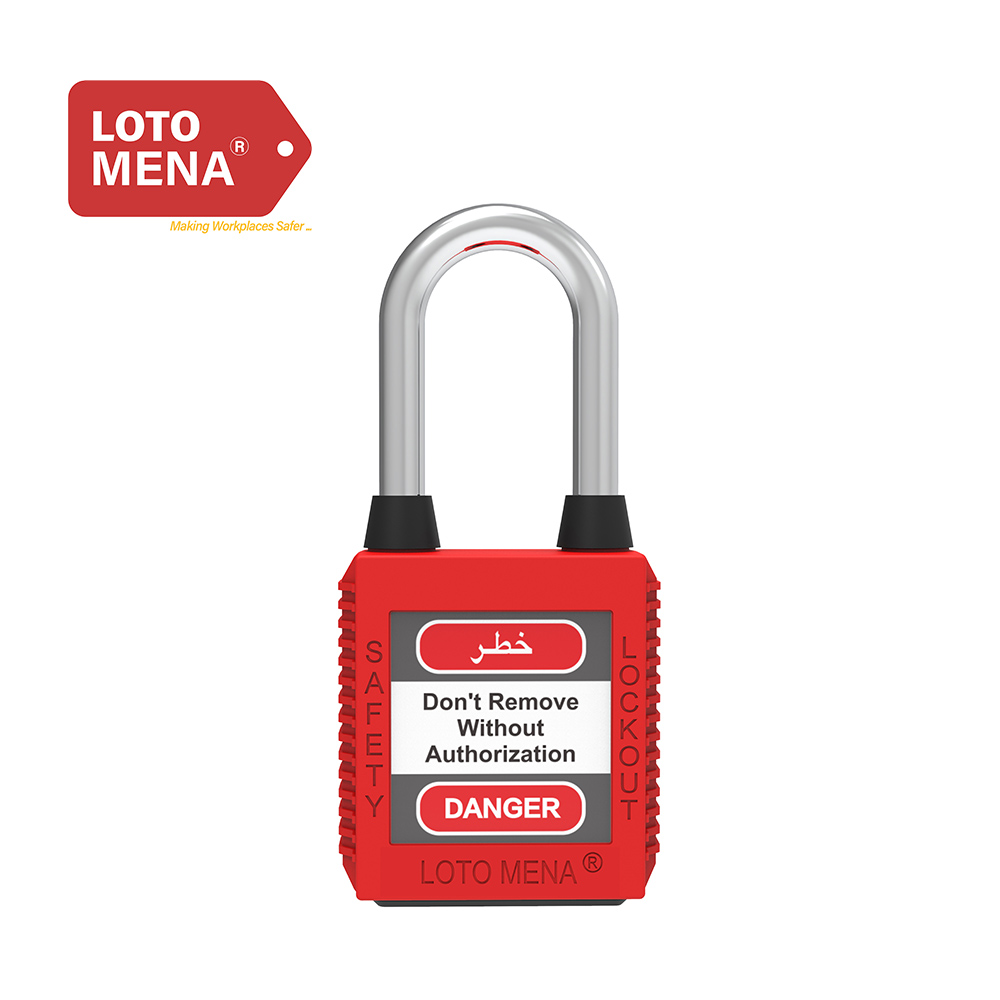 LOTO MENA PADLOCK - STEEL RED