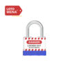 LOTO MENA LAMINATED STEEL PADLOCK - BLUE