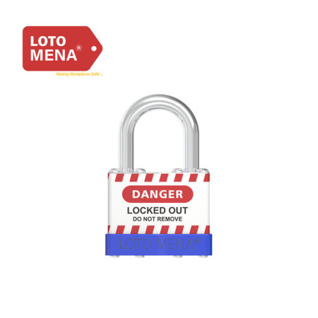 LOTO MENA LAMINATED STEEL PADLOCK - BLUE
