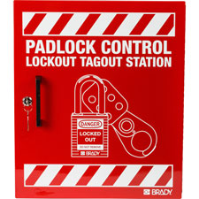 Large Steel Padlock Control Center