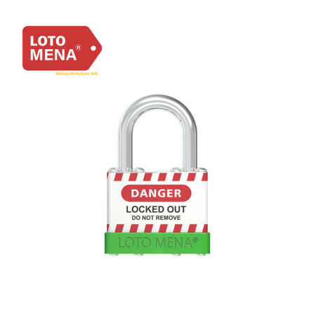 LOTO MENA LAMINATED STEEL PADLOCK - GREEN