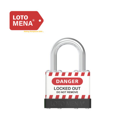 LOTO MENA LAMINATED STEEL PADLOCK - BLACK
