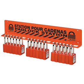 Large Padlock Rack, Unfilled
