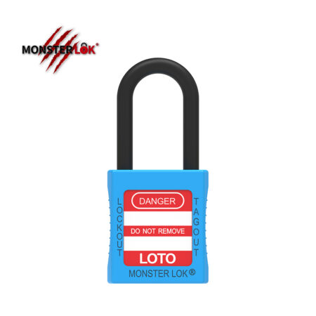 MONSTERLOK - SAFETY LOCKOUT PADLOCK -NYLON : BLUE