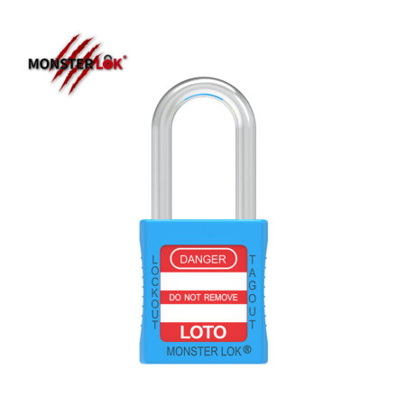 MONSTERLOK - SAFETY LOCKOUT PADLOCK -STEEL : BLUE