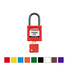 Velocity Nylon Compact Safety Lockout Padlocks