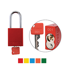 Velocity Plus Aluminum Safety Lockout Padlocks, Keyed Alike Sets